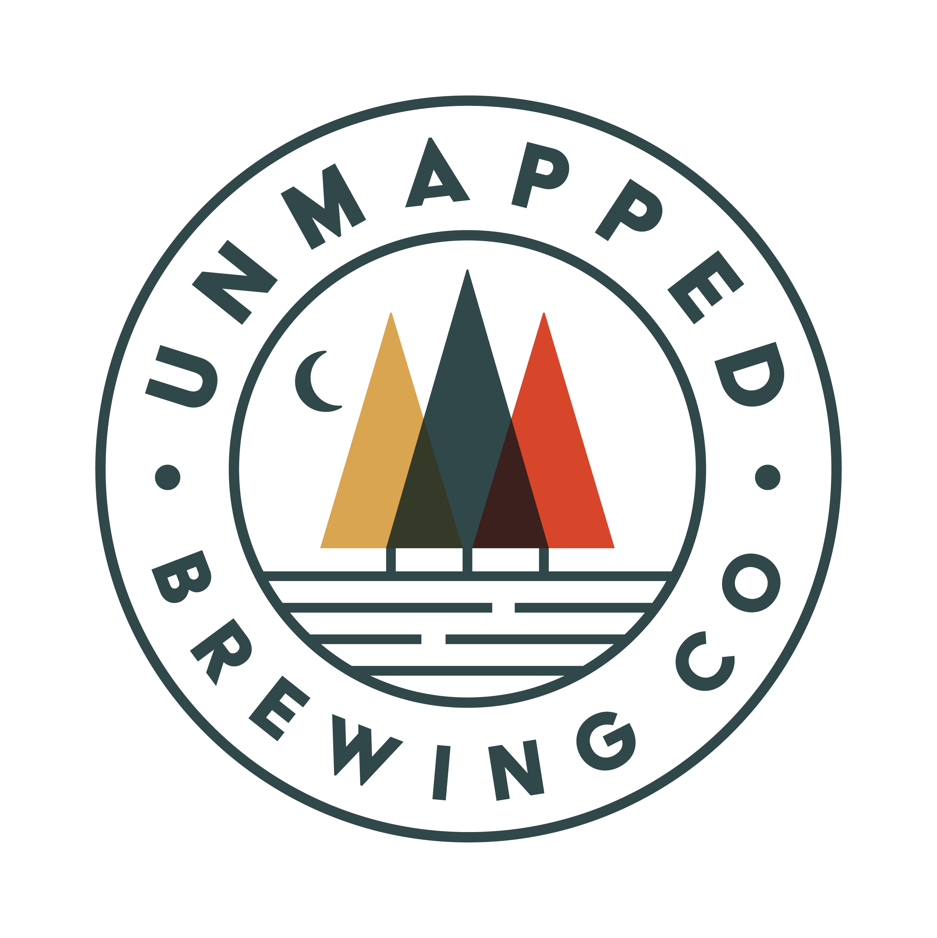 Unmapped Brewing Co Logo