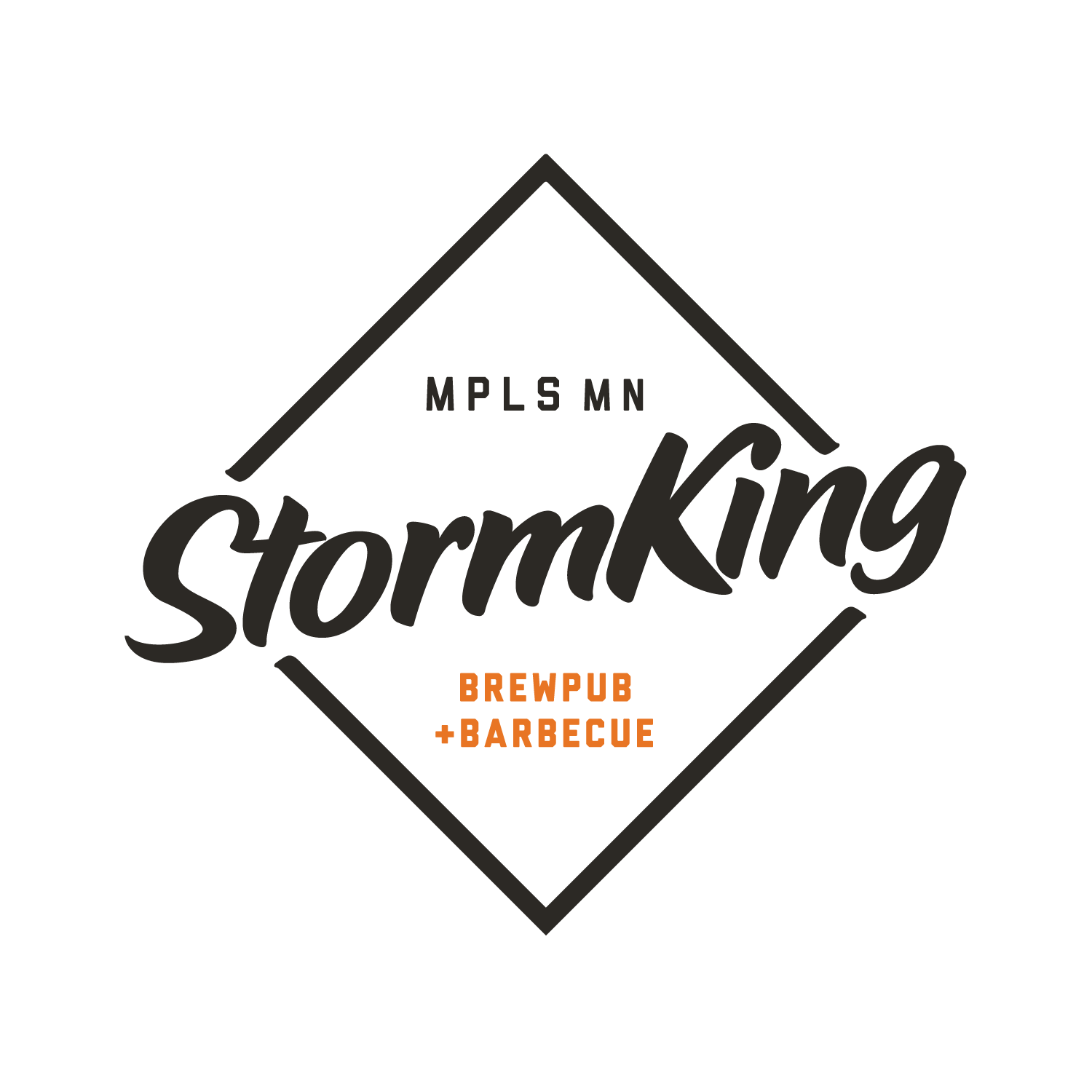 StormKing Brewpub + Barbecue Logo