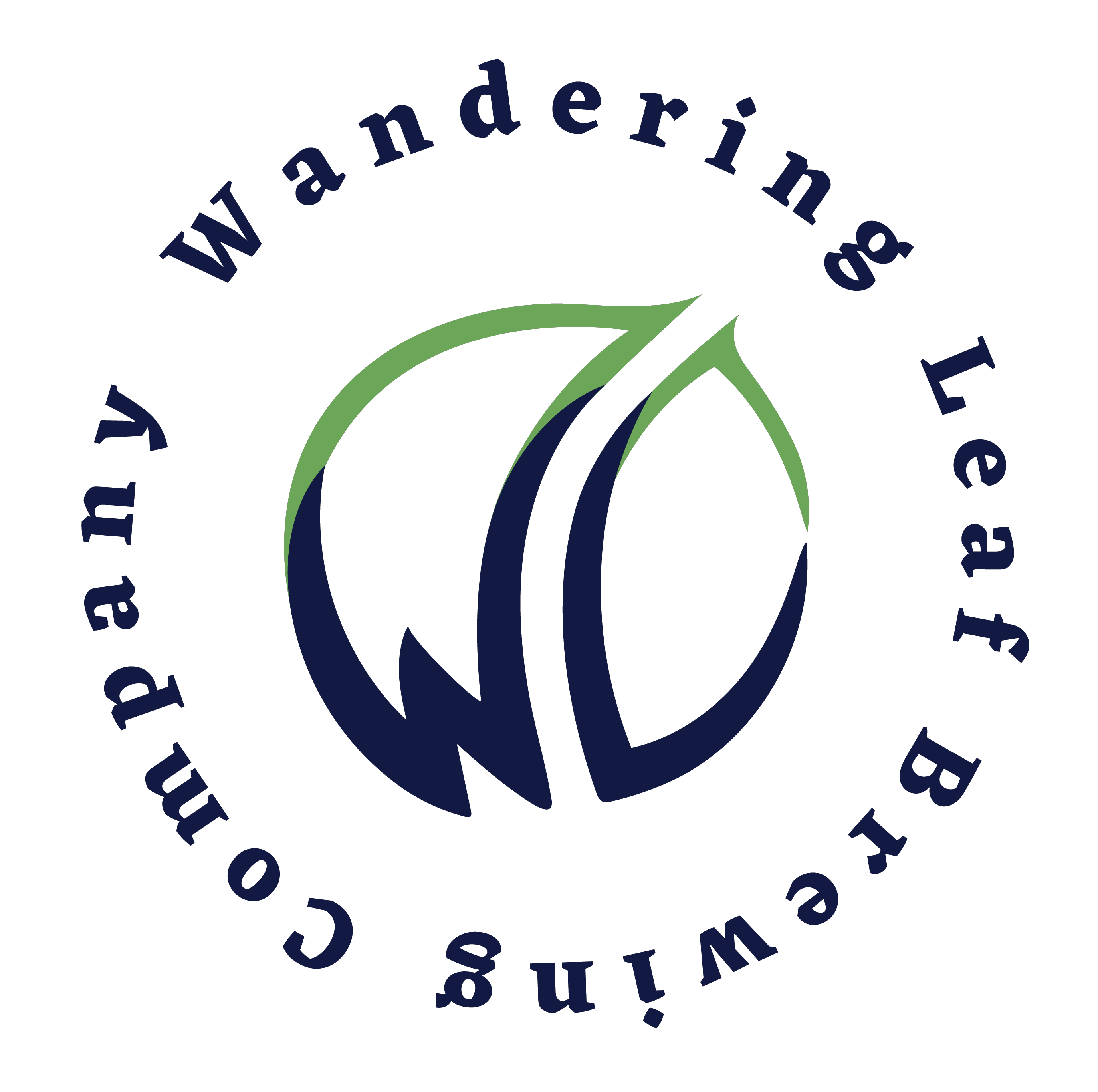 Wandering Leaf Brewing Company Logo