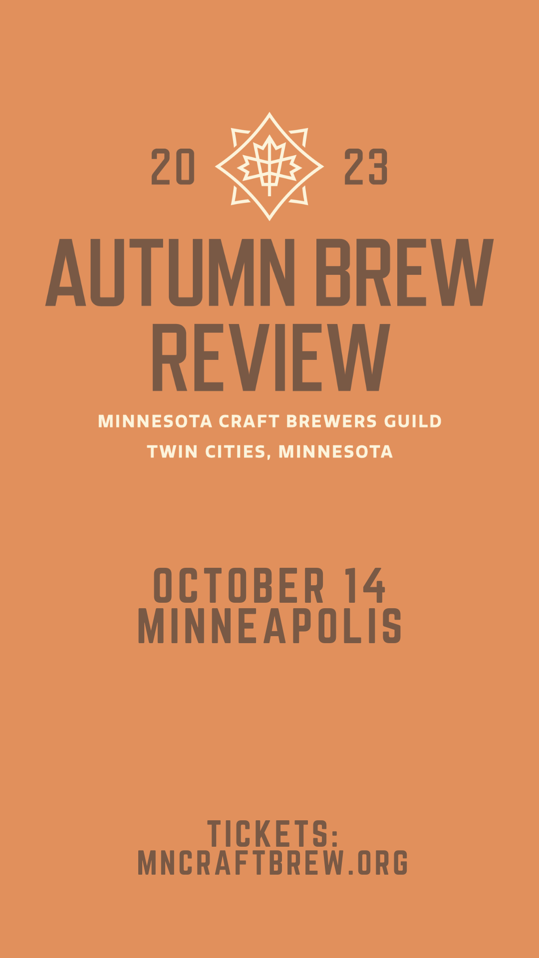 Autumn Brew Review promo image for Instagram Story