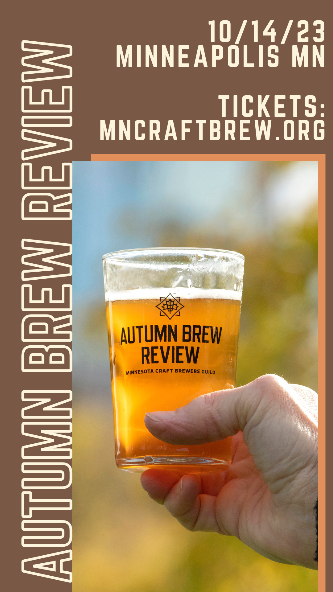Autumn Brew Review promo image for Instagram Story