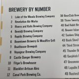 2023 Brewery Map - Shows that breweries are listed by location number